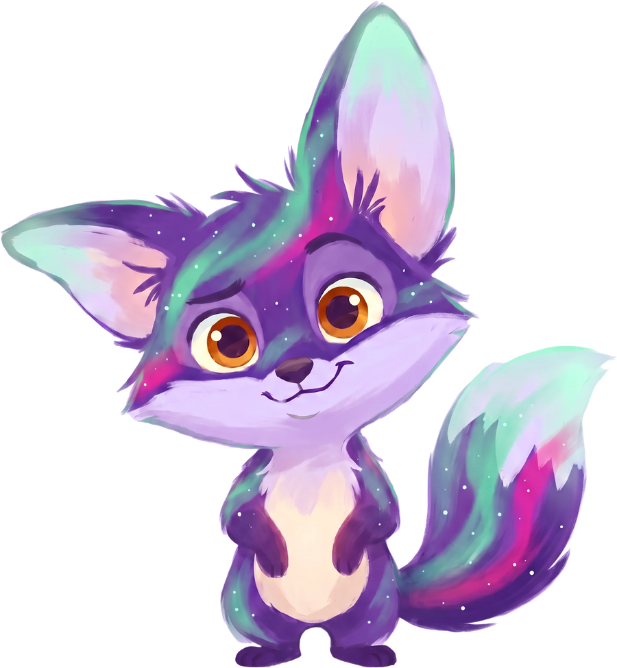 An aurora fox